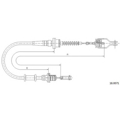 Photo Clutch Cable CABOR 180071