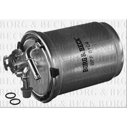 Foto Filtro combustible BORG & BECK BFF8104