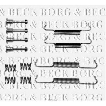 Фото Комплектующие, тормозная колодка BORG & BECK BBK6139