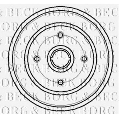 Foto Bremstrommel BORG & BECK BBR7044