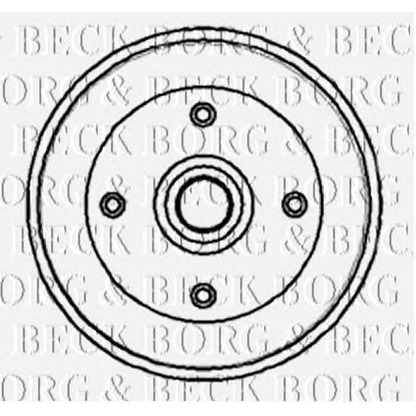 Photo Brake Drum BORG & BECK BBR7051