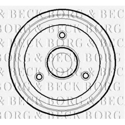 Photo Tambour de frein BORG & BECK BBR7071