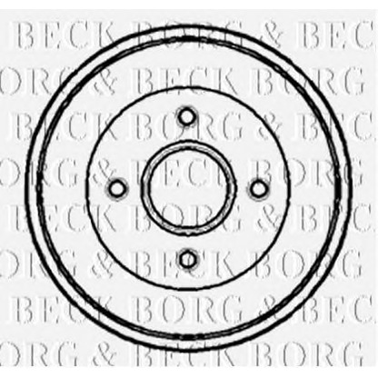 Photo Brake Drum BORG & BECK BBR7079