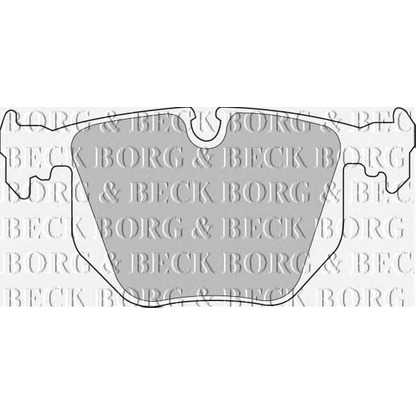 Photo Brake Pad Set, disc brake BORG & BECK BBP1562