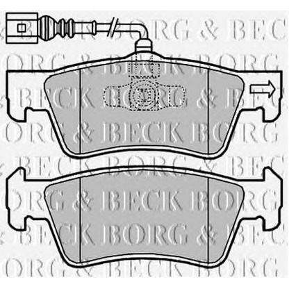 Foto Juego de pastillas de freno BORG & BECK BBP2010