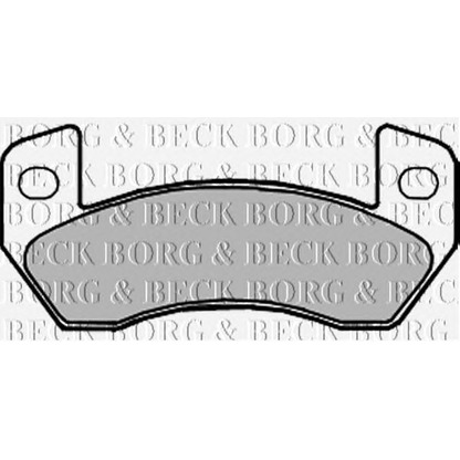 Photo Brake Pad Set, disc brake BORG & BECK BBP2205