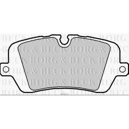 Photo Brake Pad Set, disc brake BORG & BECK BBP2415