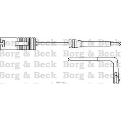 Foto Warnkontakt, Bremsbelagverschleiß BORG & BECK BWL3079