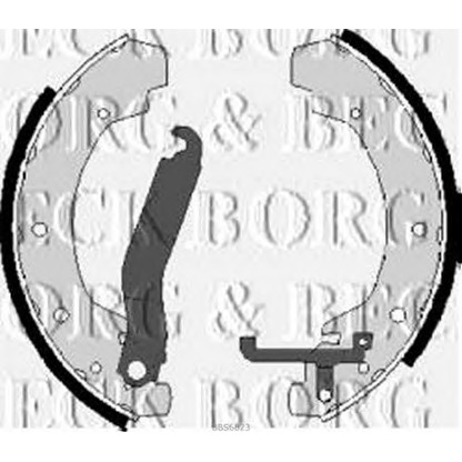 Photo Brake Shoe BORG & BECK BBS6023