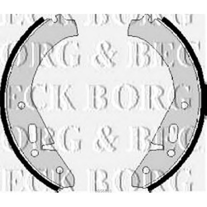 Photo Brake Shoe BORG & BECK BBS6081