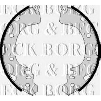 Foto Bremsbackensatz BORG & BECK BBS6098