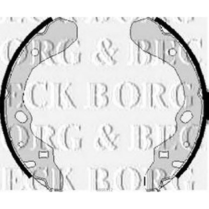 Photo Brake Shoe Set BORG & BECK BBS6112