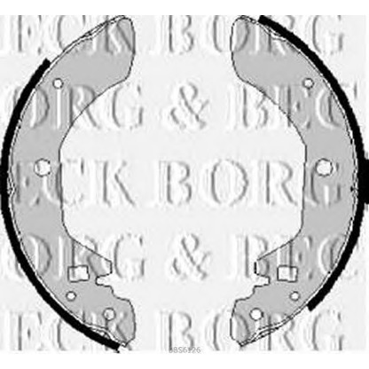 Foto Kit ganasce freno BORG & BECK BBS6126