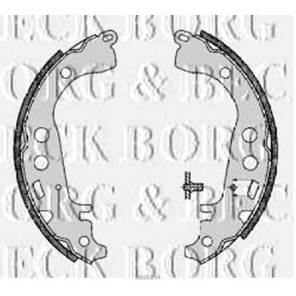 Foto Bremsbackensatz BORG & BECK BBS6294