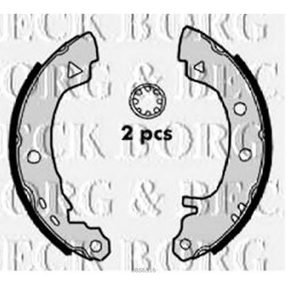 Foto Bremsbacke BORG & BECK BBS6316