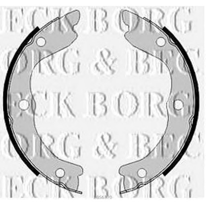 Фото Комплект тормозных колодок BORG & BECK BBS6370