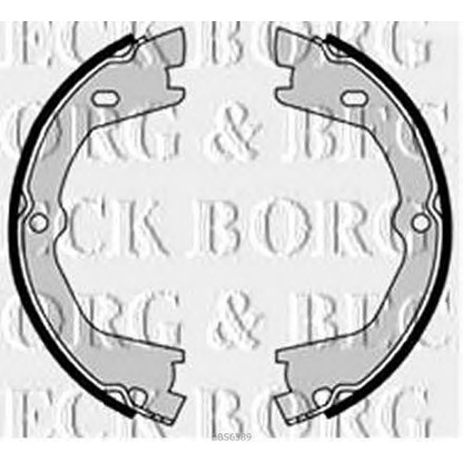 Foto Bremsbacke BORG & BECK BBS6389