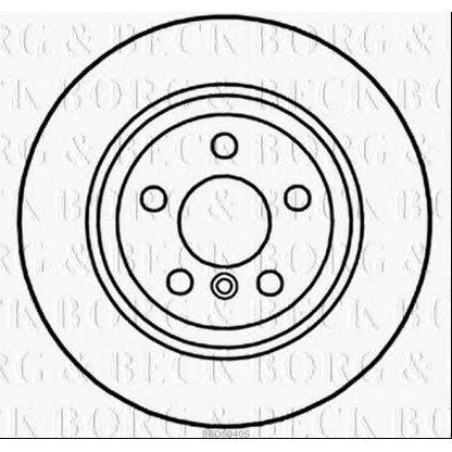 Photo Brake Disc BORG & BECK BBD6040S