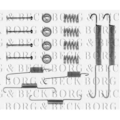 Foto Kit accessori, Ganasce freno BORG & BECK BBK6080