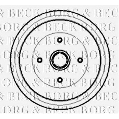 Foto Tamburo freno BORG & BECK BBR7003