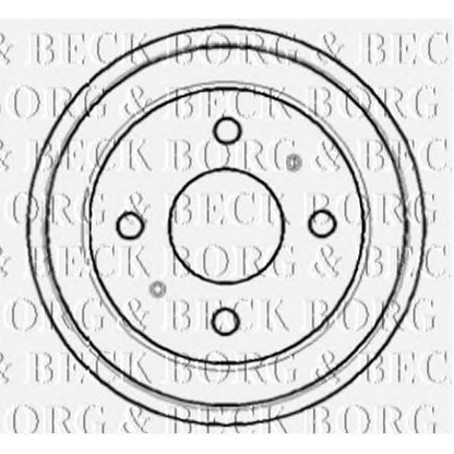 Foto Bremstrommel BORG & BECK BBR7096