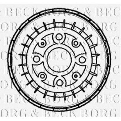 Photo Brake Drum BORG & BECK BBR7157