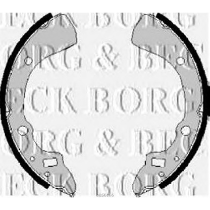 Photo Brake Shoe Set BORG & BECK BBS6166