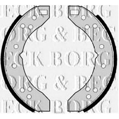 Foto Bremsbacke BORG & BECK BBS6171