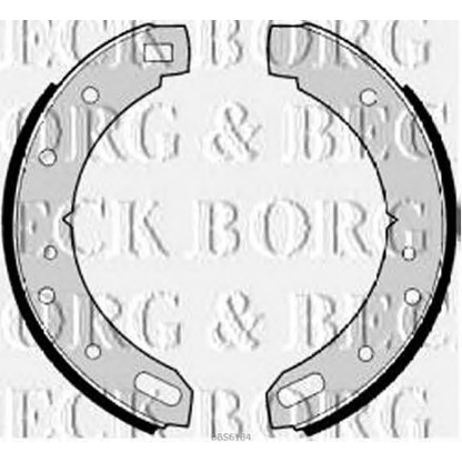 Foto Bremsbacke BORG & BECK BBS6184