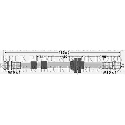 Photo Flexible de frein BORG & BECK BBH6982