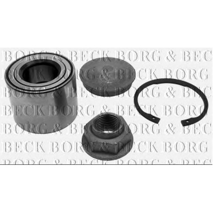 Photo Accessory Kit, brake pad BORG & BECK BBK1282