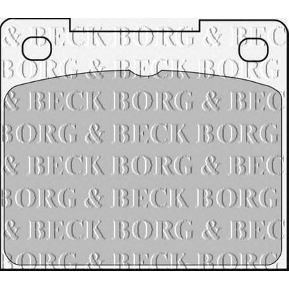 Photo Brake Pad Set, disc brake BORG & BECK BBP1307