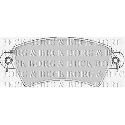 Foto Kit ganasce freno BORG & BECK BBP1621