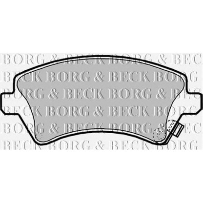 Photo Brake Pad Set, disc brake BORG & BECK BBP1769