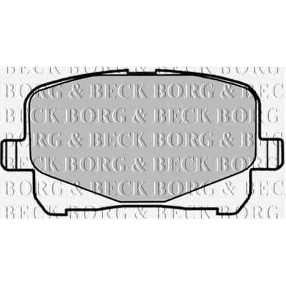 Photo Brake Pad Set, disc brake BORG & BECK BBP1835