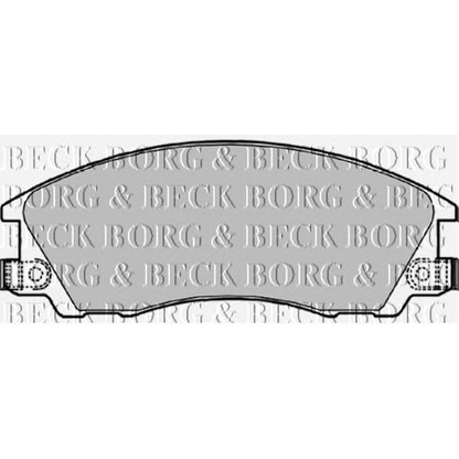 Photo Brake Pad Set, disc brake BORG & BECK BBP1842