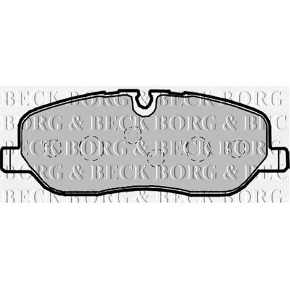 Photo Brake Pad Set, disc brake BORG & BECK BBP1929