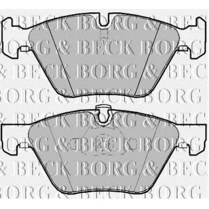 Photo Brake Pad Set, disc brake BORG & BECK BBP1948