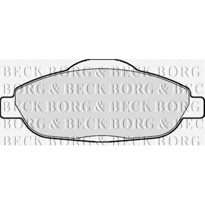 Zdjęcie Zestaw klocków hamulcowych, hamulce tarczowe BORG & BECK BBP2065