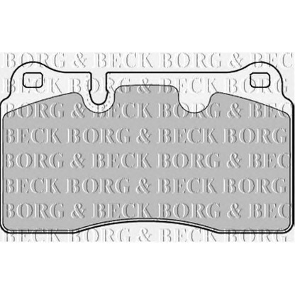 Photo Brake Pad Set, disc brake BORG & BECK BBP2175