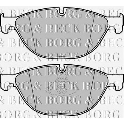 Photo Brake Pad Set, disc brake BORG & BECK BBP2218