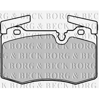 Photo Brake Pad Set, disc brake BORG & BECK BBP2221