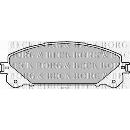 Zdjęcie Zestaw klocków hamulcowych, hamulce tarczowe BORG & BECK BBP2289