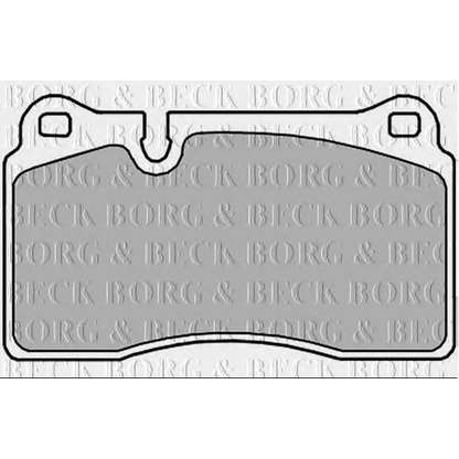 Photo Brake Pad Set, disc brake BORG & BECK BBP2374