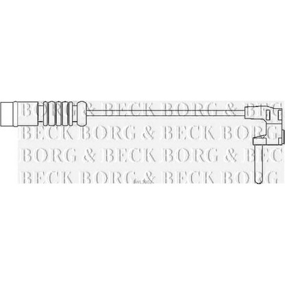 Photo Warning Contact, brake pad wear BORG & BECK BWL3002