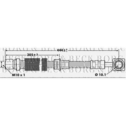 Foto Flessibile del freno BORG & BECK BBH6845