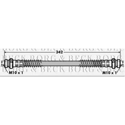 Photo Flexible de frein BORG & BECK BBH7005