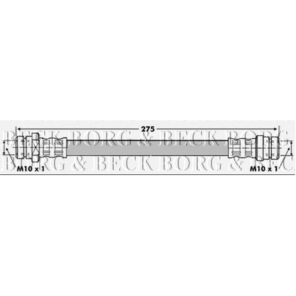 Foto Flessibile del freno BORG & BECK BBH7014