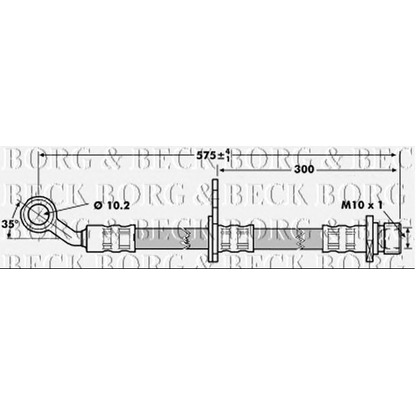 Foto Flessibile del freno BORG & BECK BBH7016