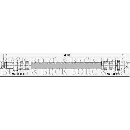 Photo Flexible de frein BORG & BECK BBH7091